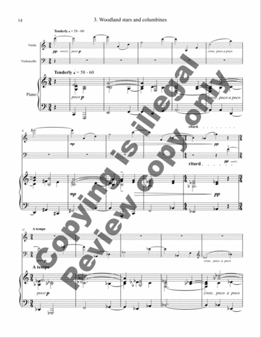 Pender Harbour Suite Pender Harbour Suite Piano Trio scores gallery preview page 19