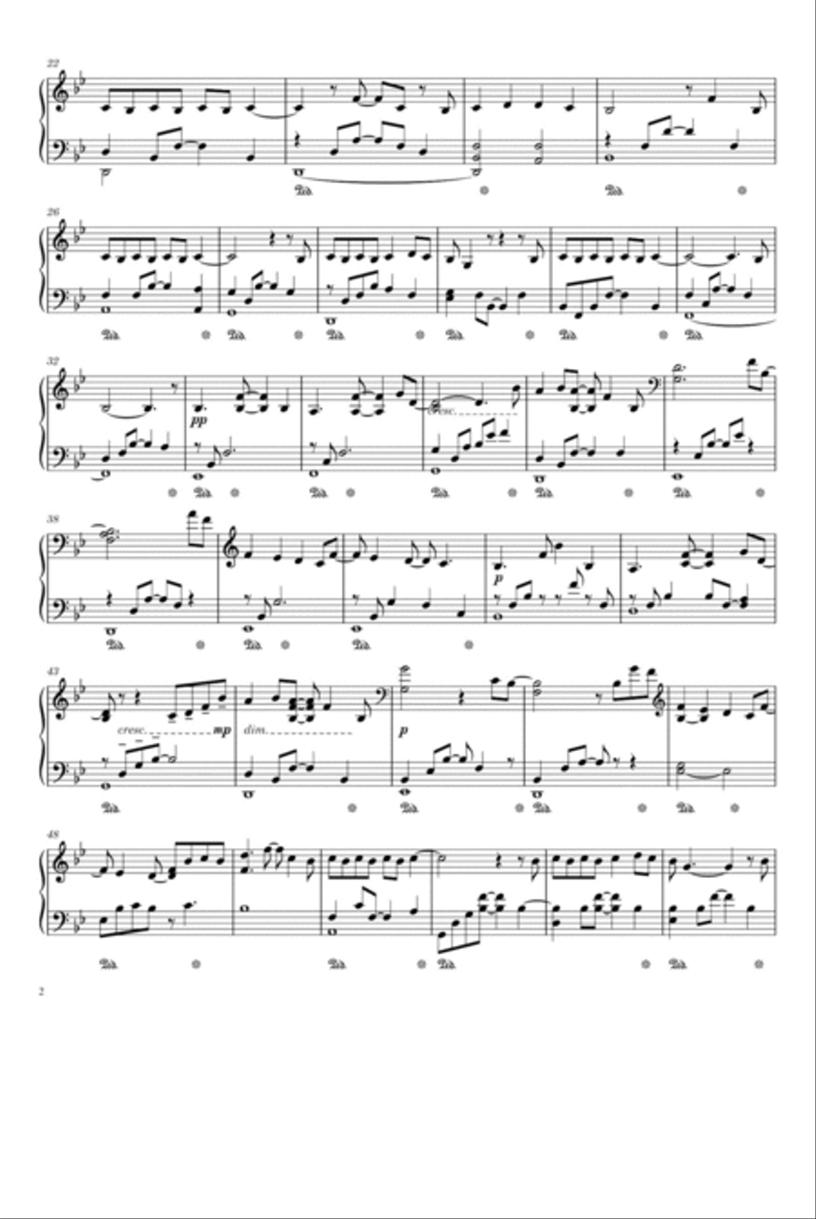 Hardest To Love Hardest To Love Piano Solo scores gallery preview page 2