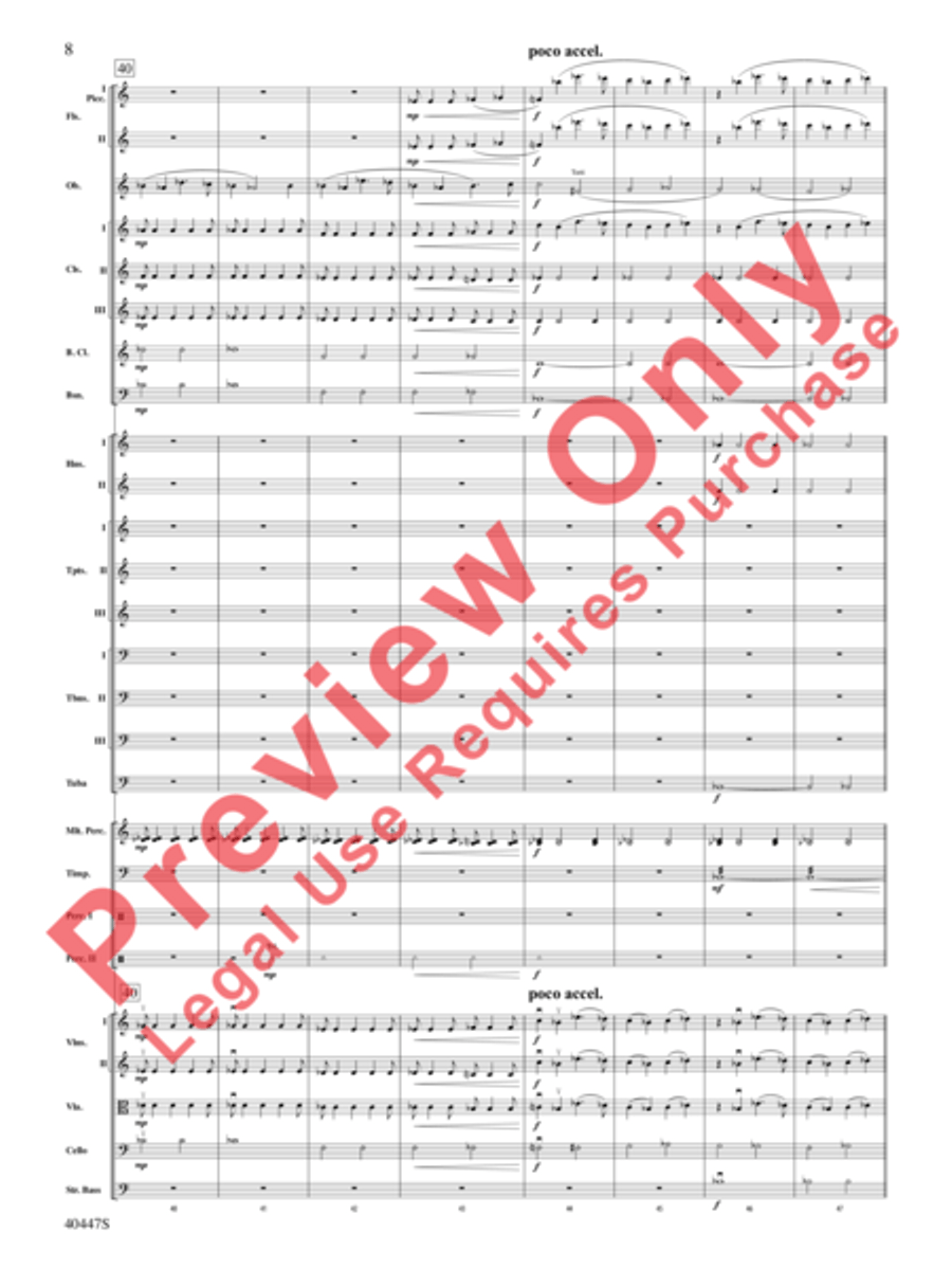 Triumph of the Argonauts Full Orchestra scores gallery preview page 9