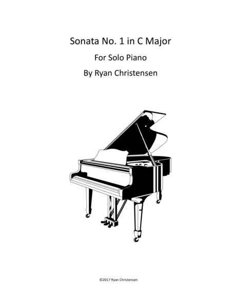 Piano Sonata No.1 in C Major image number null