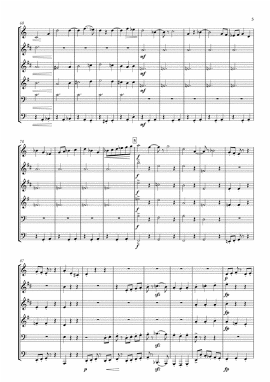 Intrada Brass Ensemble scores gallery preview page 5