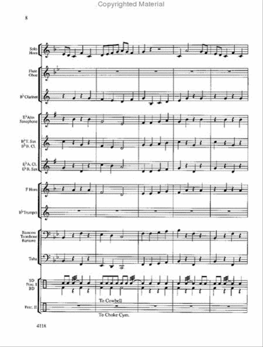 St. Croix Rag St. Croix Rag Concert Band scores gallery preview page 7