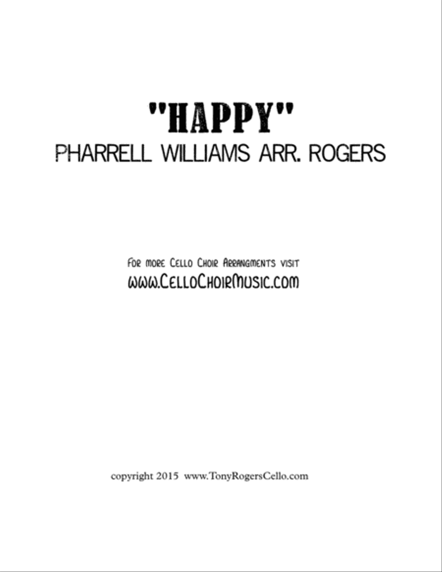 Happy Happy String Quintet scores gallery preview page 1