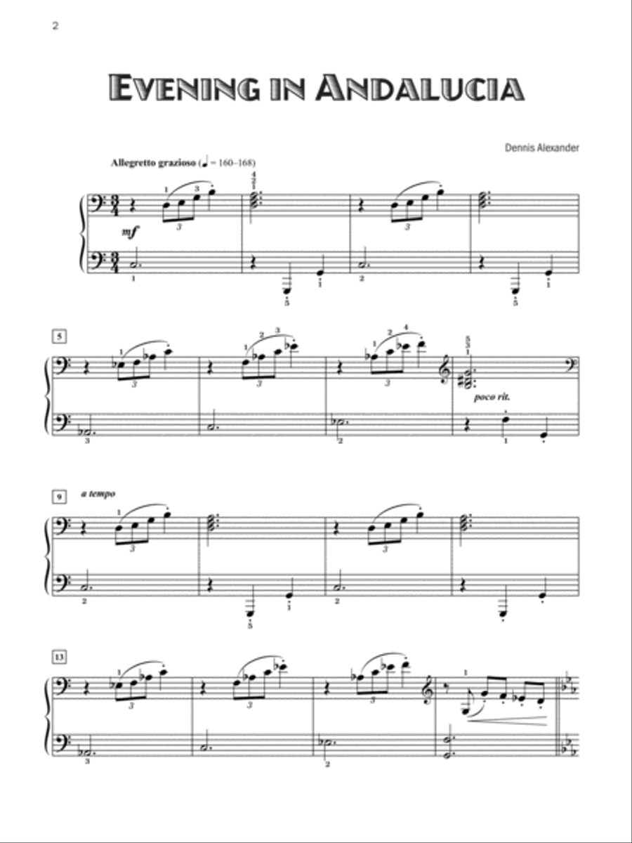 Five-Star Solos, Book 5 Piano Solo scores gallery preview page 2