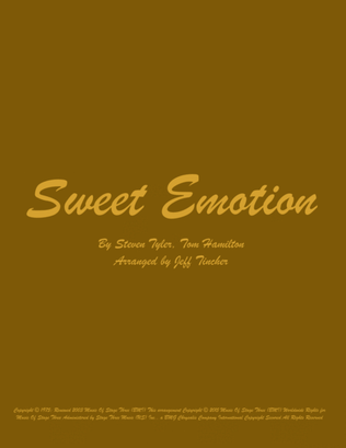 Book cover for Sweet Emotion