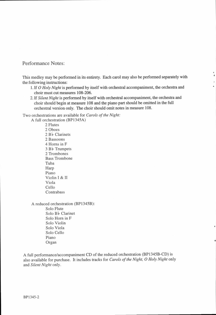 Carols of the Night 4-Part scores gallery preview page 2