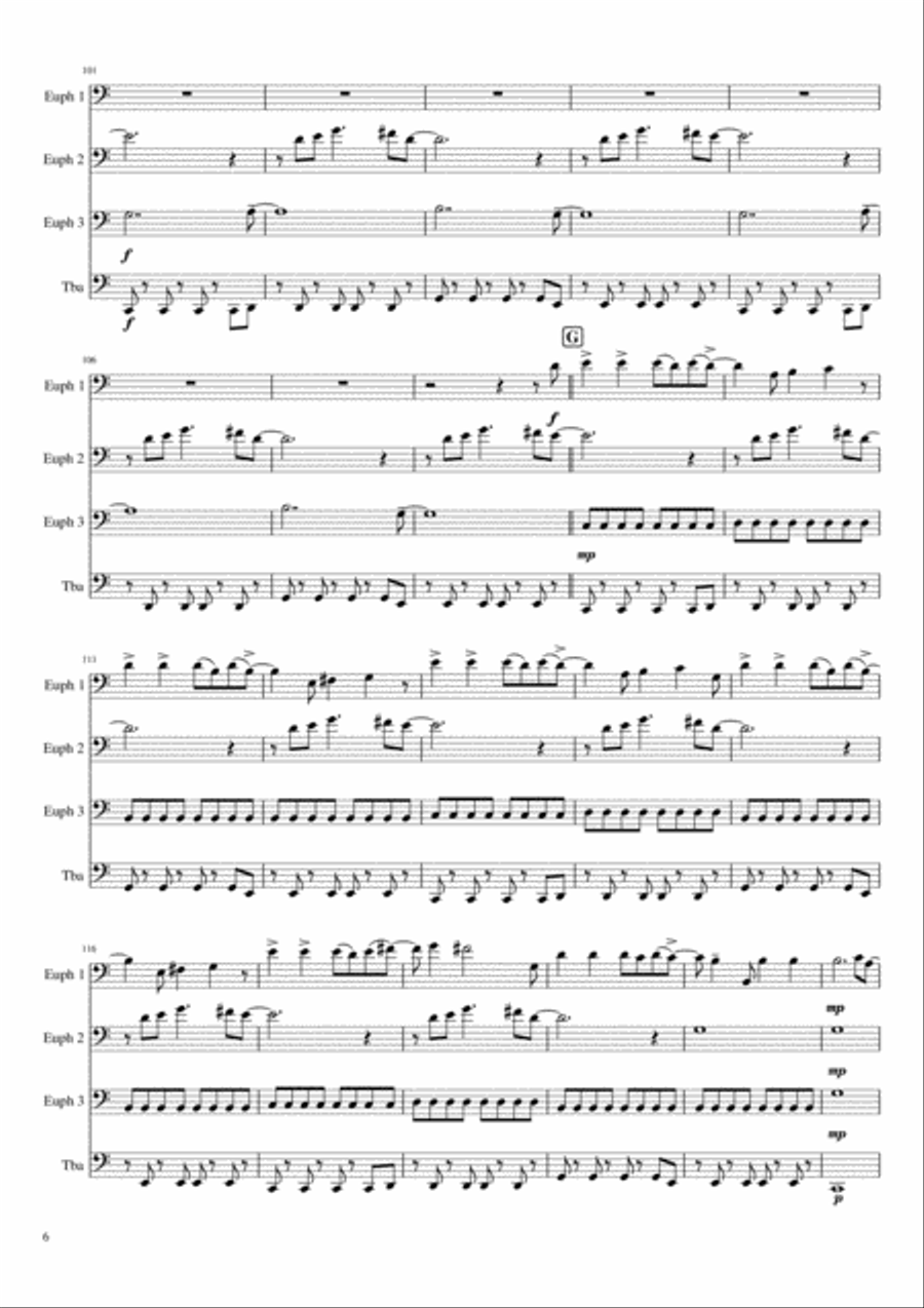 Viva La Vida Small Ensemble scores gallery preview page 6