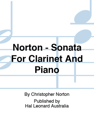 Norton - Sonata For Clarinet And Piano