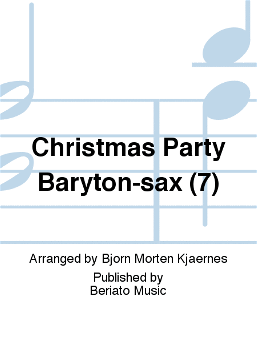 Christmas Party Baryton-sax (7) Concert Band scores gallery preview page 1