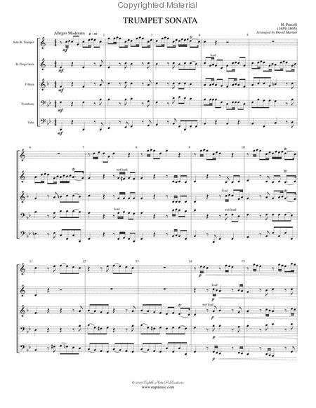 Trumpet Sonata (B-flat version)
