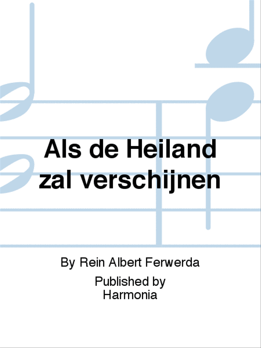 Als de Heiland zal verschijnen TTBB scores gallery preview page 1