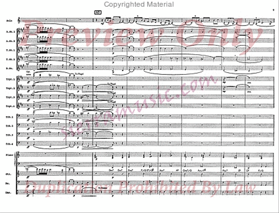 Always And Forever Big Band scores gallery preview page 10