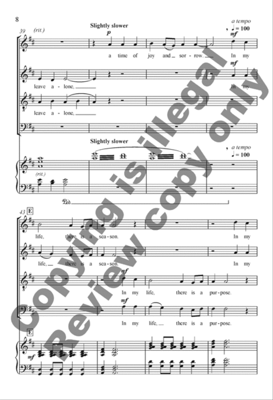 To Everything There Is a Season 4-Part scores gallery preview page 7