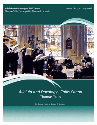 Book cover for Alleluia and Doxology - Tallis Canon ( Unison, 2 Pt.)