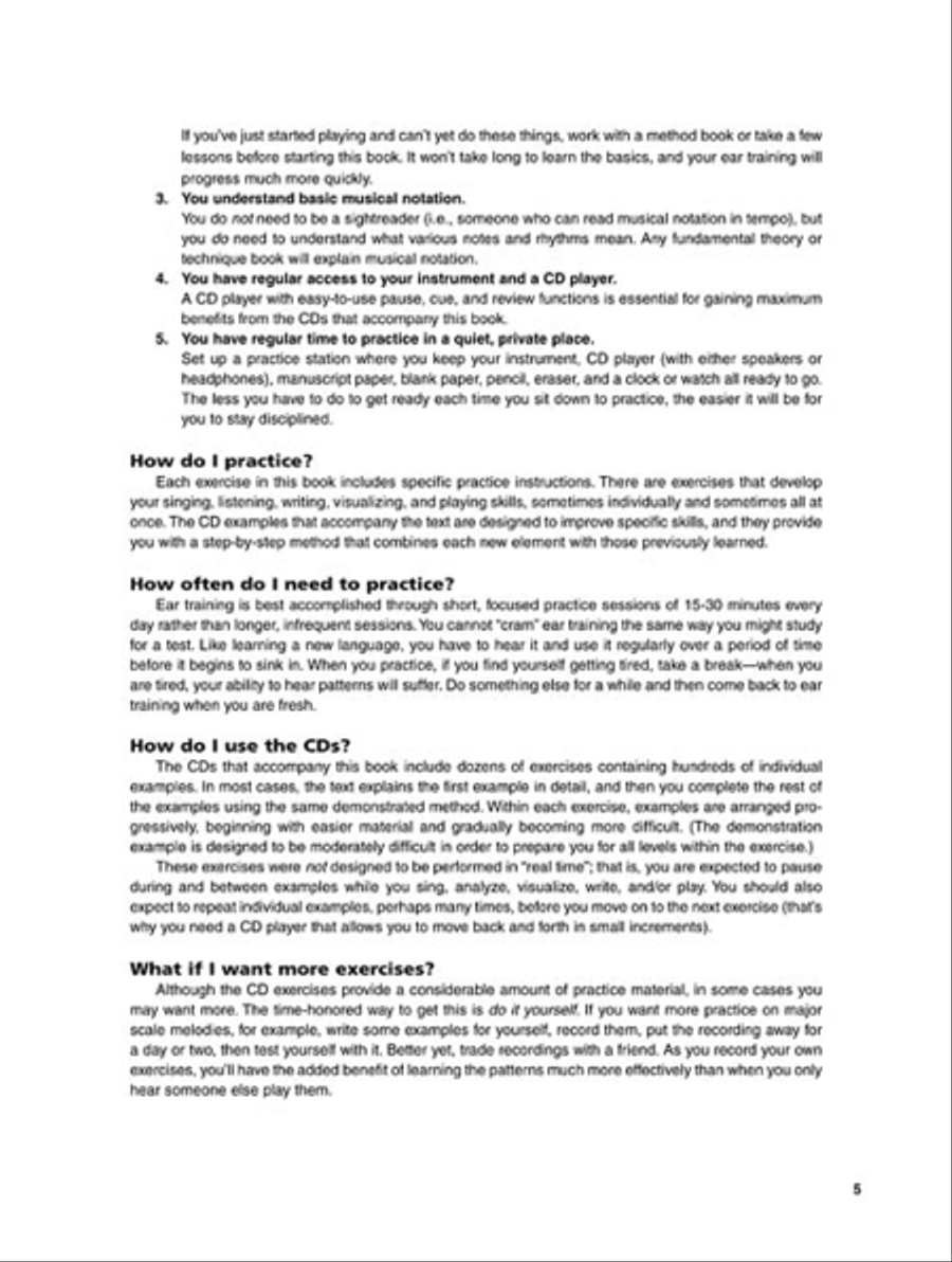 Ear Training Collection / Songbook scores gallery preview page 4