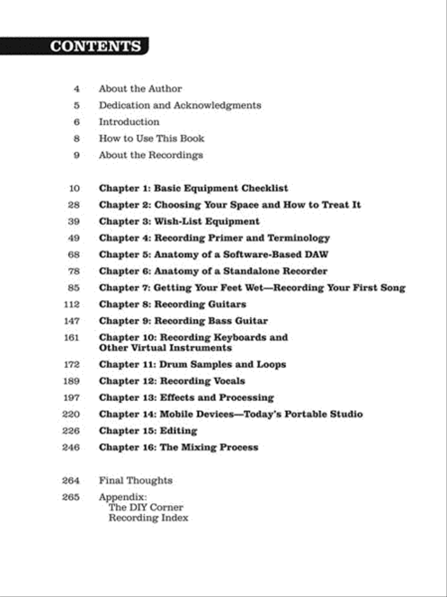 How to Record at Home on a Budget Collection / Songbook scores gallery preview page 3