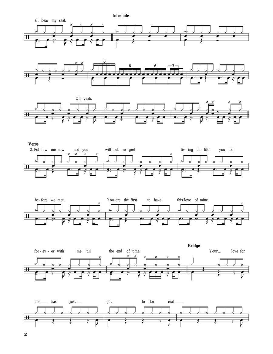 N.I.B. Drum Set scores gallery preview page 2