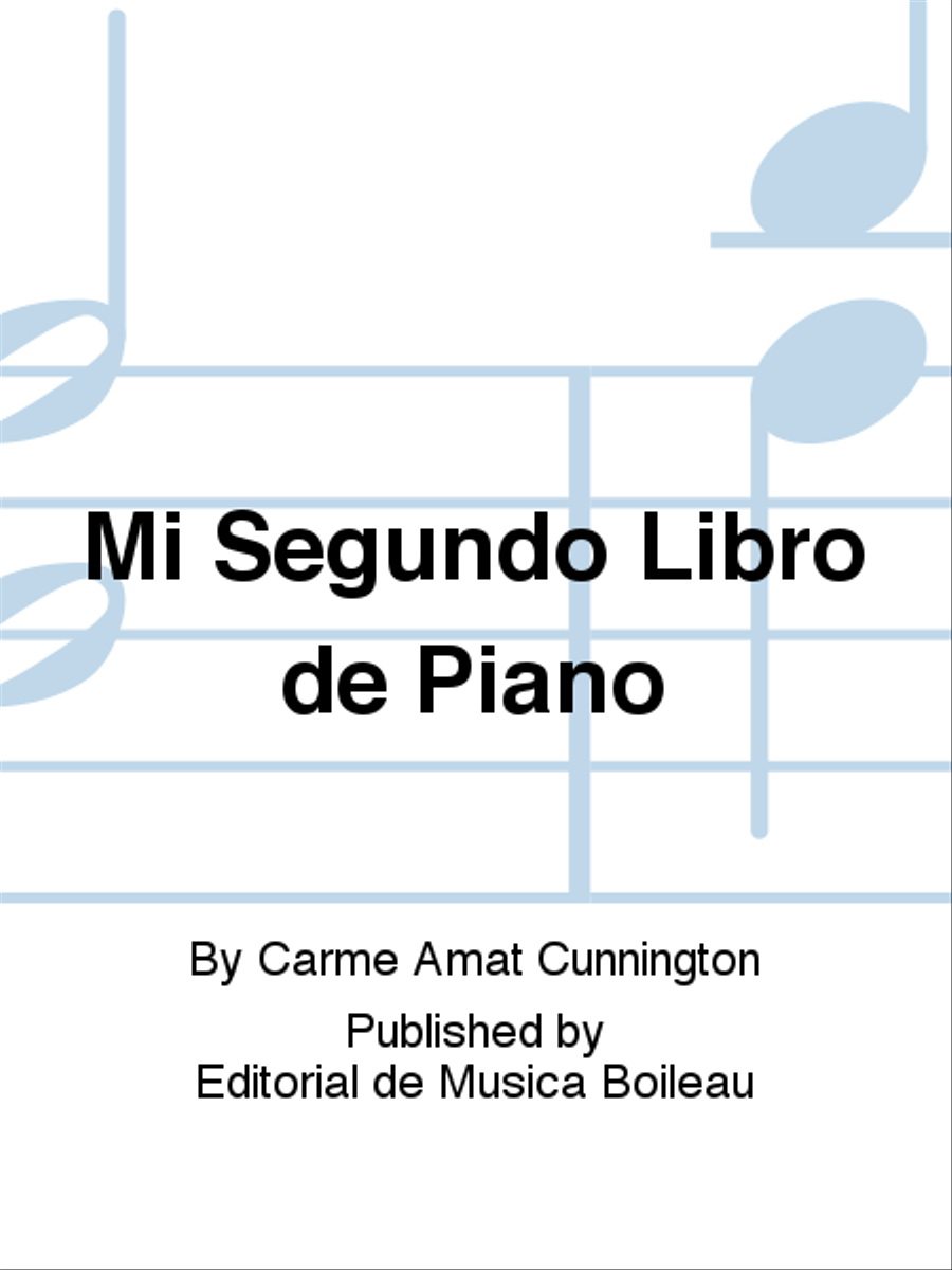 Mi Segundo Libro de Piano