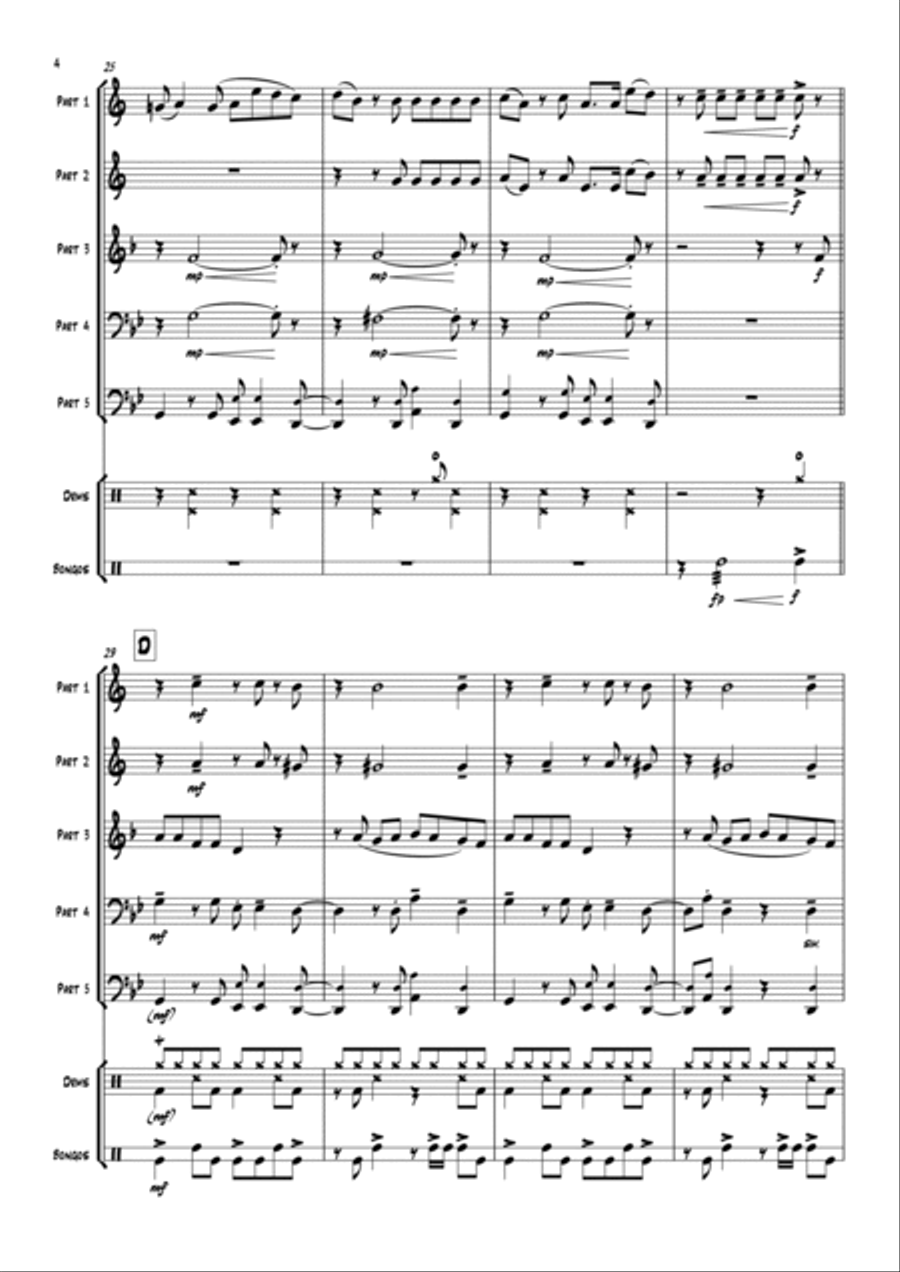 Havana Euphonium scores gallery preview page 6