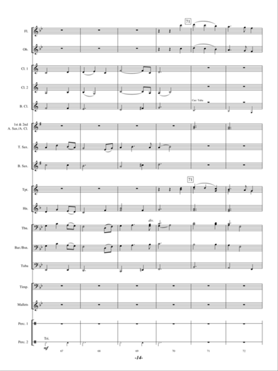 Whispering Ridge Whispering Ridge Concert Band scores gallery preview page 13