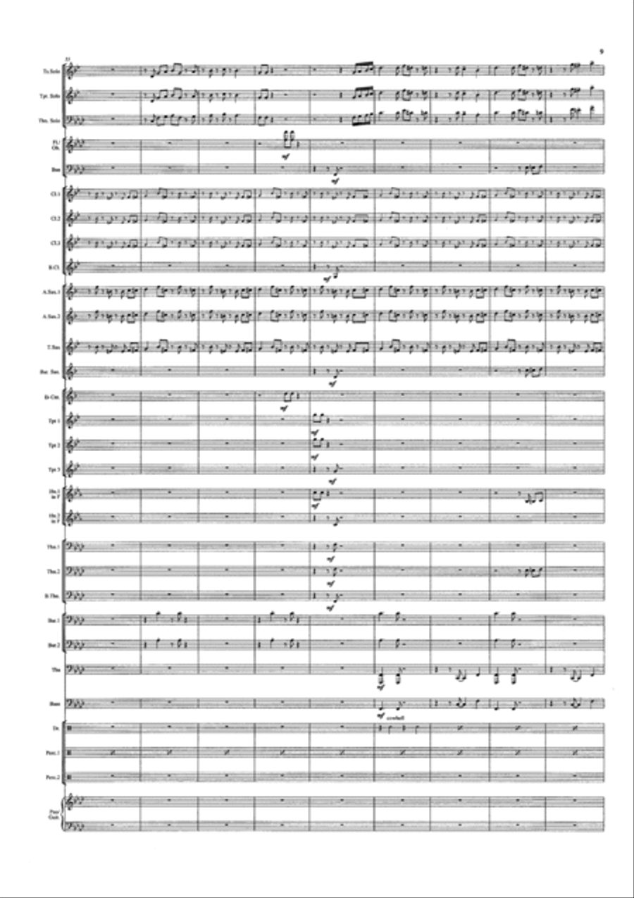 Combo Concertino Combo Concertino Concert Band scores gallery preview page 10