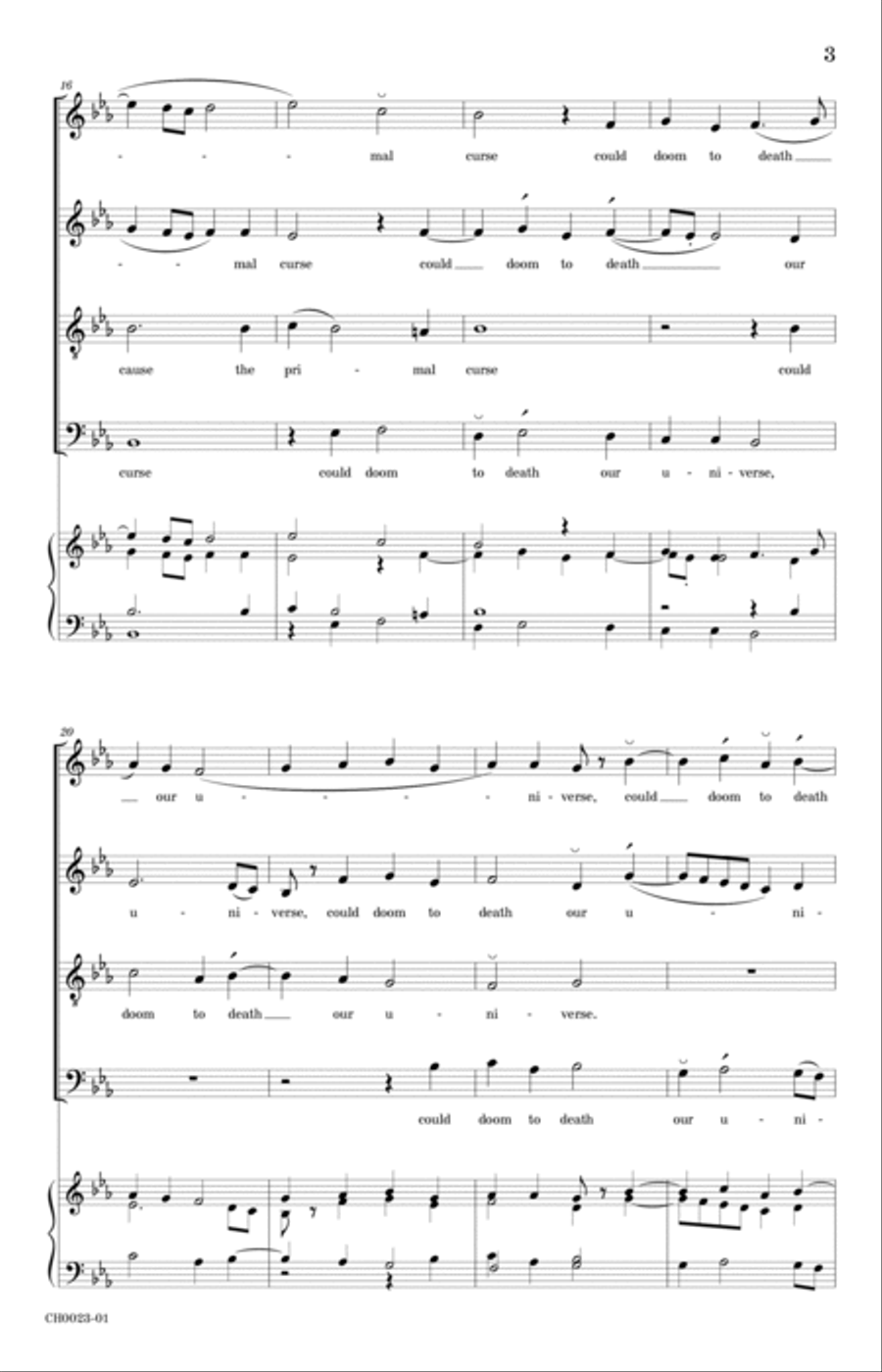 Creator of the Stars of Night 4-Part scores gallery preview page 5