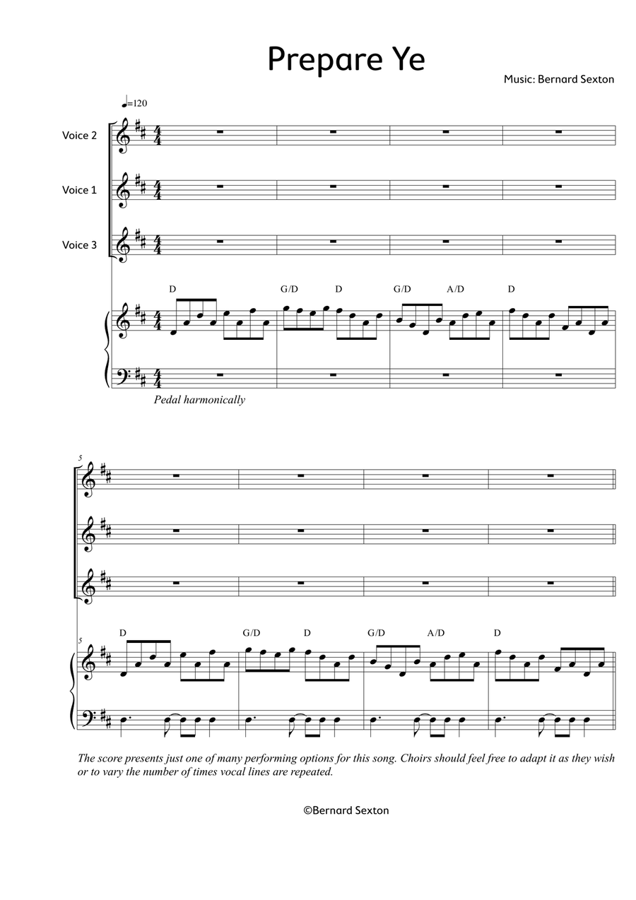 Prepare Ye Prepare Ye SSA scores gallery preview page 2