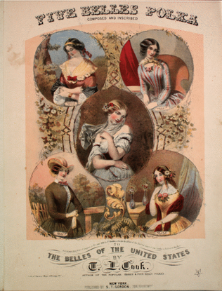 Book cover for Five belles polk
