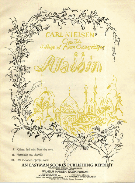 Aladdin : 3 sange, op. 35