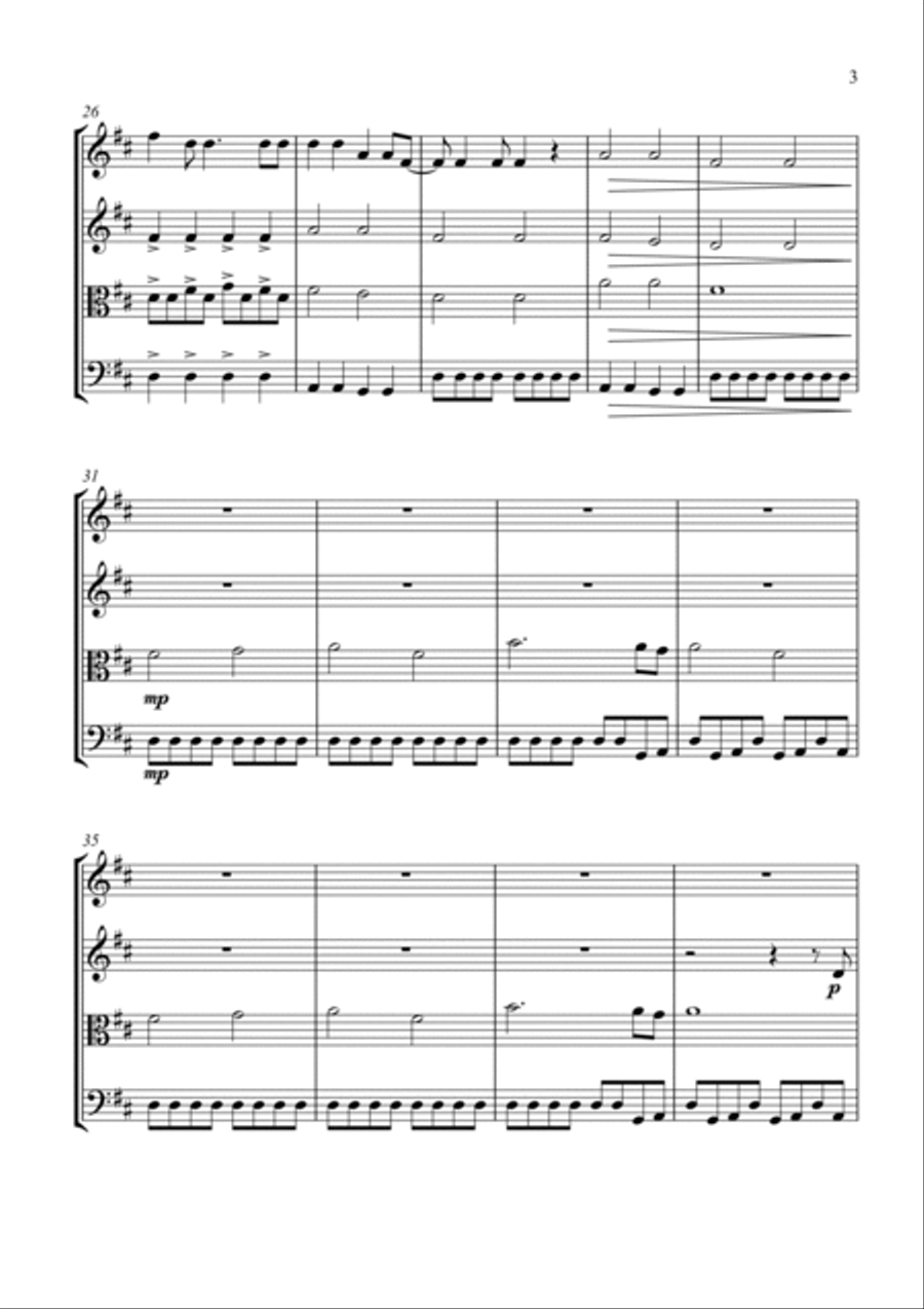 A-Punk A-Punk String Quartet scores gallery preview page 3
