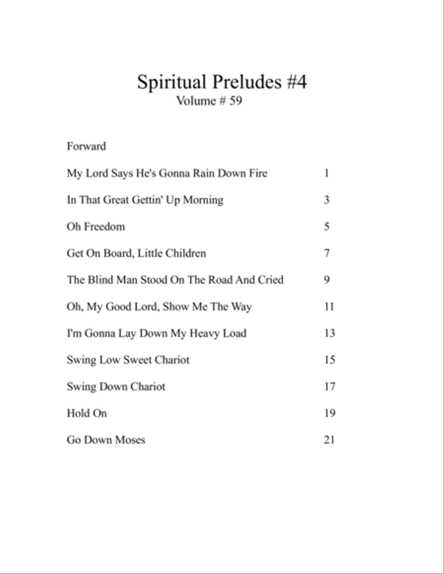 Spiritual Preludes #4 Volume #59 Jazz Ensemble scores gallery preview page 5