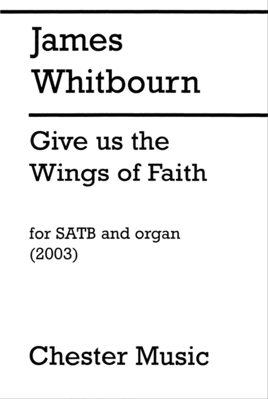 Give Us the Wings of Faith 4-Part scores gallery preview page 1
