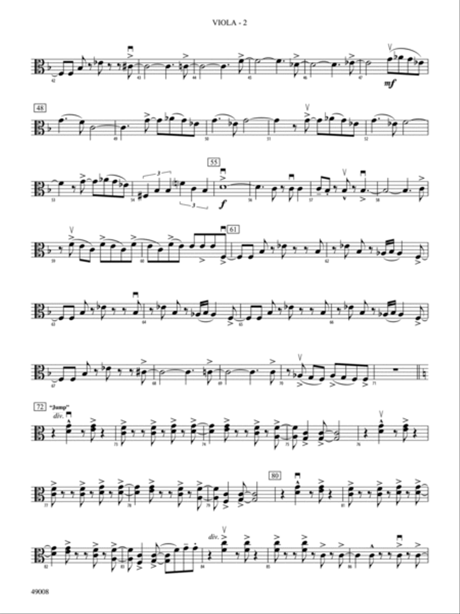 Van Halen Hits: Viola Full Orchestra scores gallery preview page 2