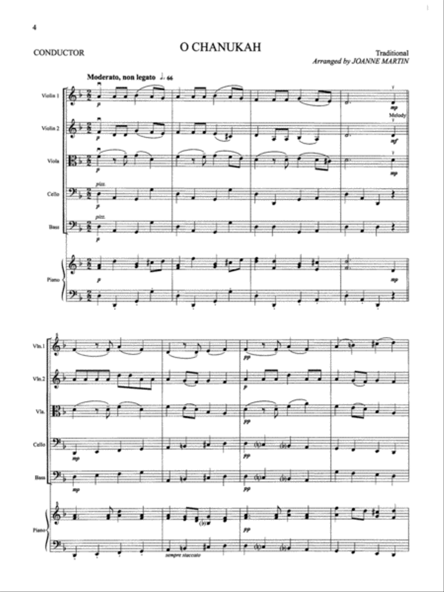 More Festive Strings for String Quartet or String Orchestra String Quartet scores gallery preview page 10