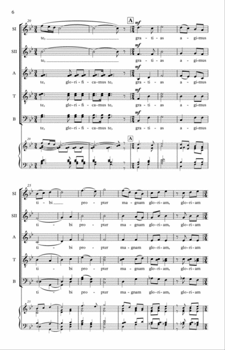 Gloria in Excelsis Divisi scores gallery preview page 5
