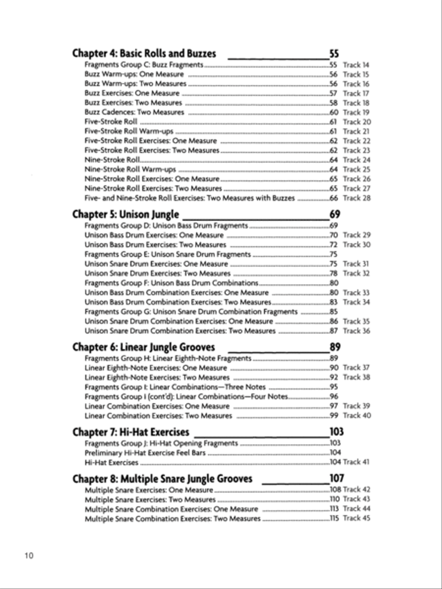 Jungle/Drum 'n' Bass for the Acoustic Drum Set Drum Set scores gallery preview page 3