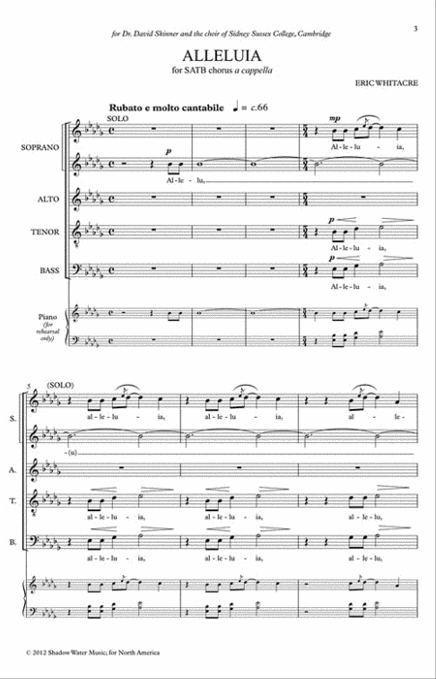Alleluia Alleluia Divisi scores gallery preview page 3