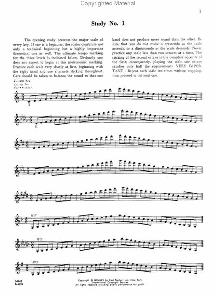Mallet Technique Marimba scores gallery preview page 2