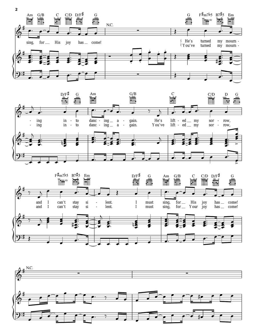 Mourning Into Dancing Guitar scores gallery preview page 2