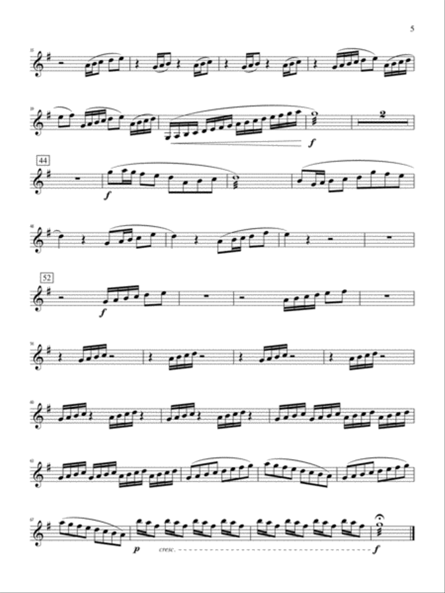 The Anthony J. Cirone Intermediate Percussion Ensemble Collection: 2nd Percussion Percussion Ensemble scores gallery preview page 5