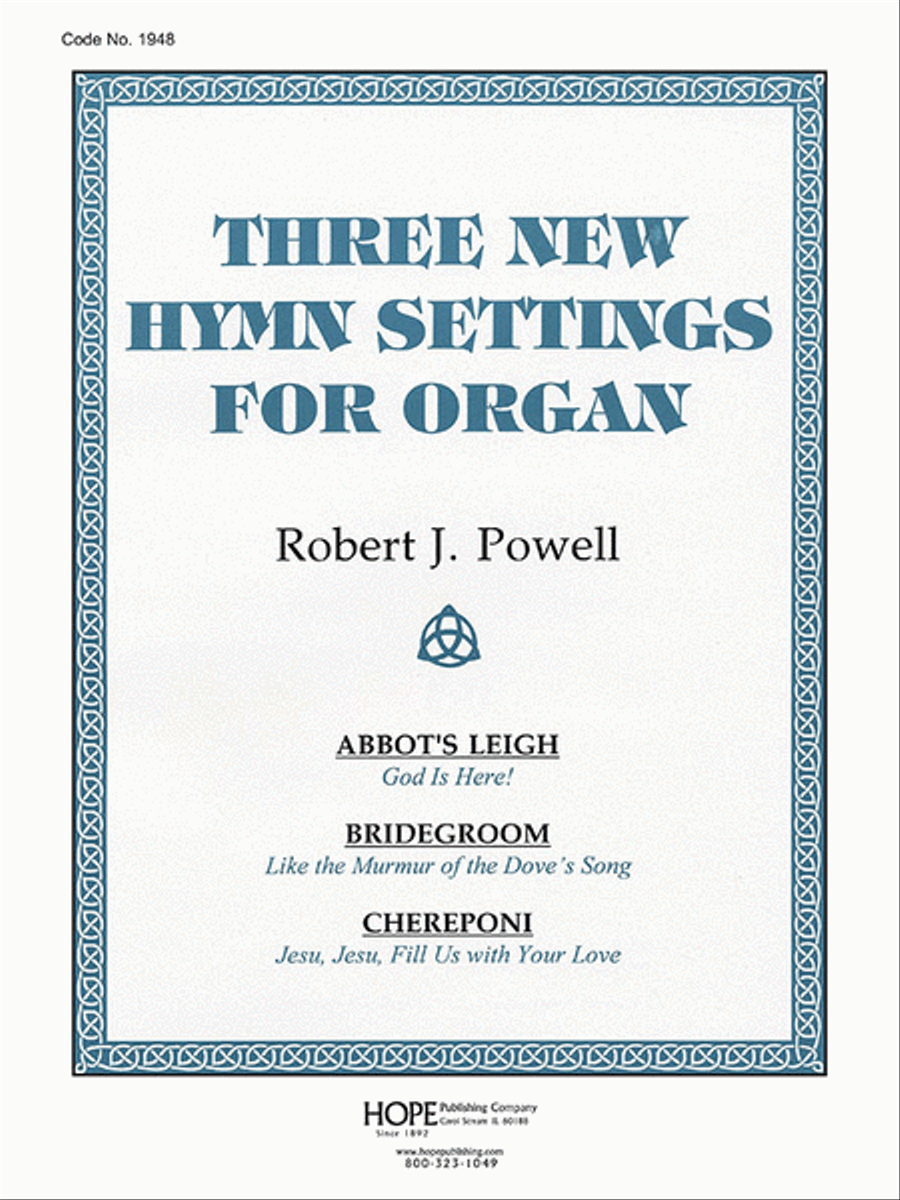 Three New Hymn Settings for Organ Organ Solo scores gallery preview page 1