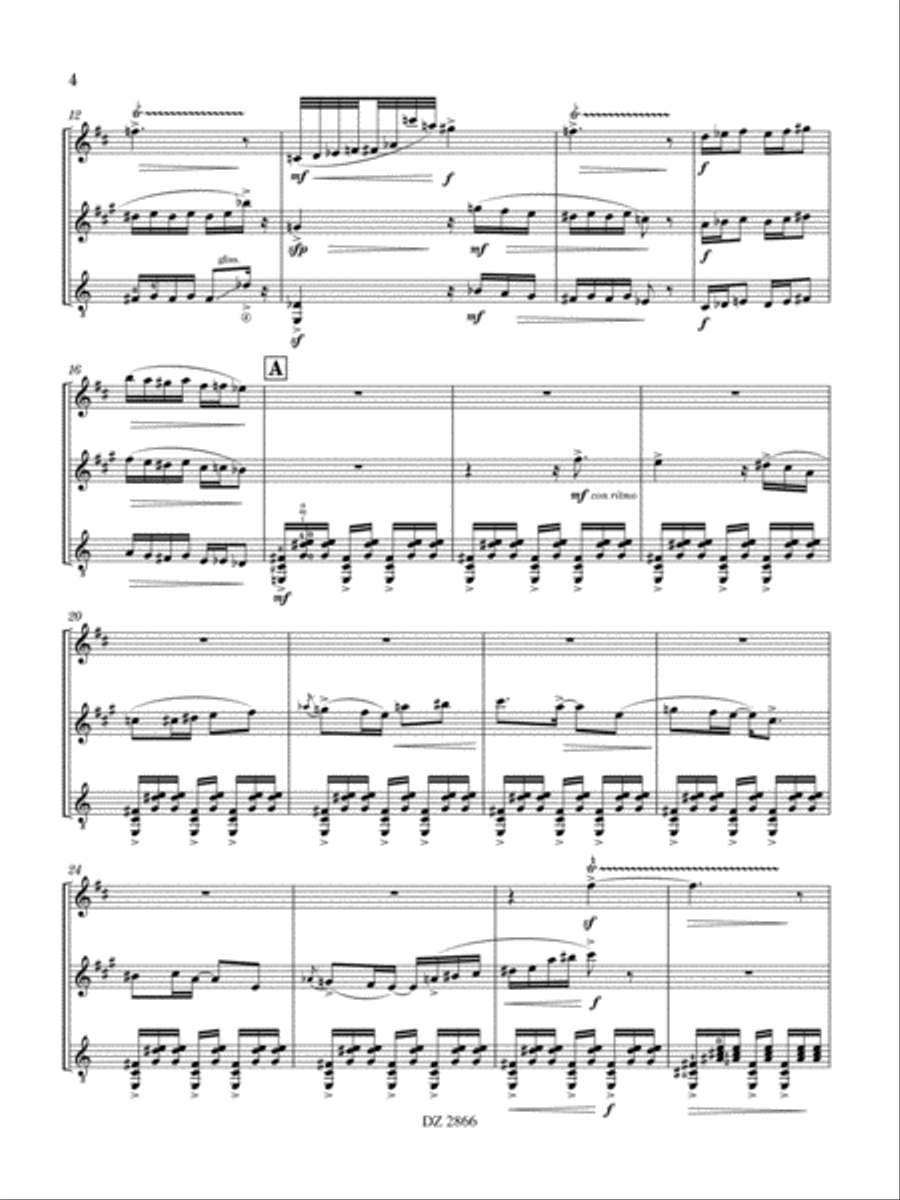 Adiòs al verano Clarinet scores gallery preview page 4