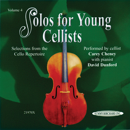 Solos for Young Cellists, Volume 4 (Audio CD)