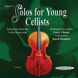 Book cover for Solos for Young Cellists, Volume 4