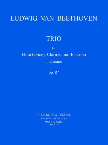 Trio in C major Op. 87