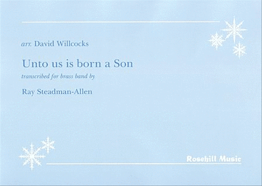 Unto Us Is Born a Son Brass Band scores gallery preview page 1
