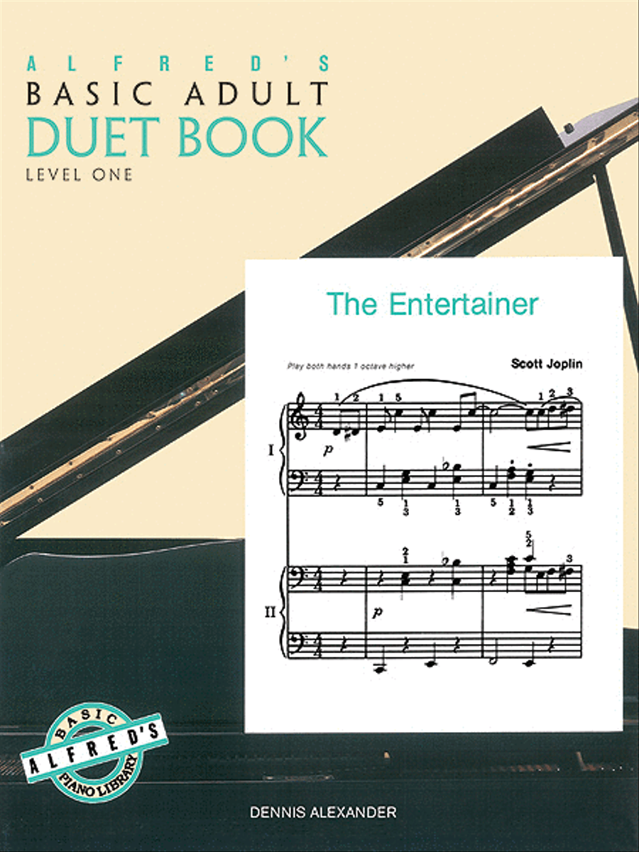 Alfred's Basic Adult Piano Course Duet Book, Book 1 Piano Method scores gallery preview page 1