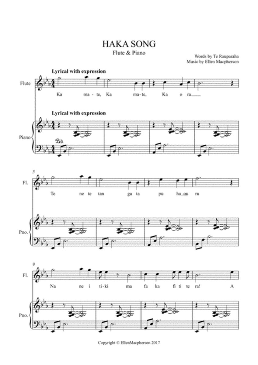 HAKA SONG - Flute/Piano