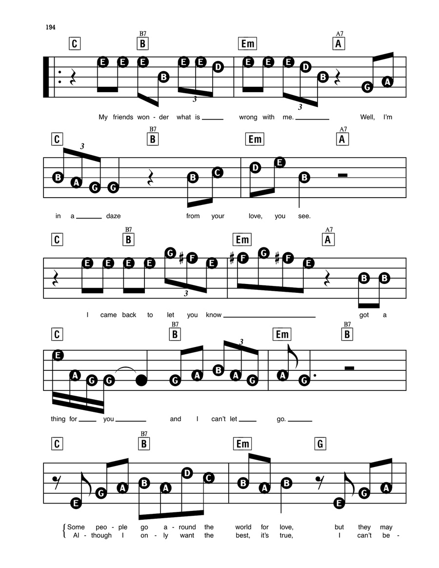 What You Won't Do For Love Electronic Keyboard scores gallery preview page 2