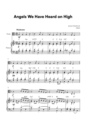 Book cover for Angels we have heard on high (for Viola and Piano)